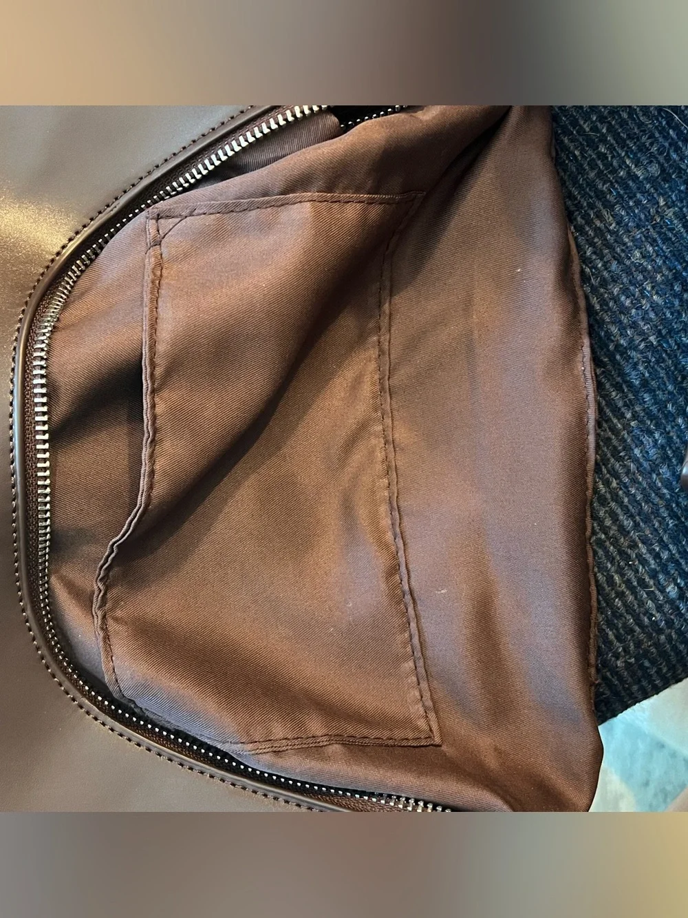 NA-KD Oblong Shoulder Bag - Dark Brown